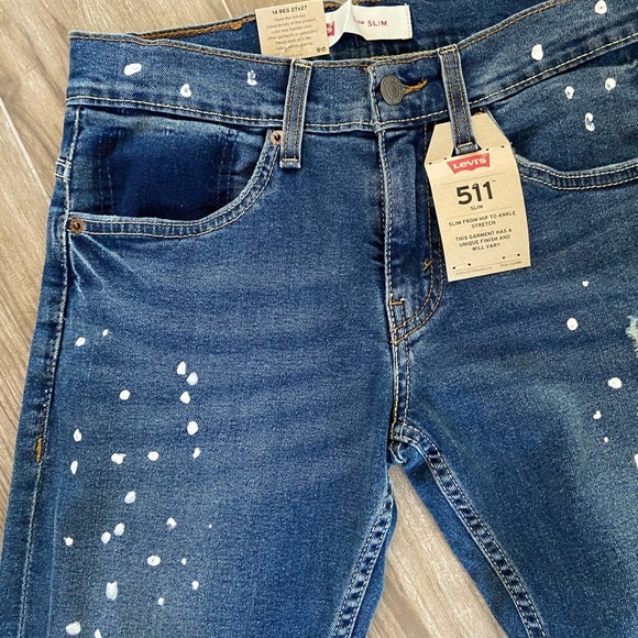 Levi’s 511 junior slim jeans with unique finish - Picture 4 of 13